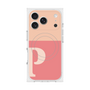 Premium Square Case with MagSafe［ Original - initial two tone - P pink ］