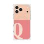 Premium Square Case with MagSafe［ Original - initial two tone - Q pink ］
