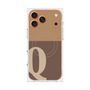 Premium Square Case with MagSafe［ Original - initial two tone - Q brown ］