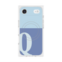 Premium Square Case with MagSafe［ Original - initial two tone - Q blue ］