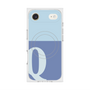 Premium Square Case with MagSafe［ Original - initial two tone - Q blue ］