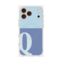 Premium Square Case with MagSafe［ Original - initial two tone - Q blue ］