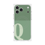 Premium Square Case with MagSafe［ Original - initial two tone - Q green ］