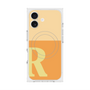 Premium Square Case with MagSafe［ Original - initial two tone - R orange ］