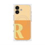 Premium Square Case with MagSafe［ Original - initial two tone - R orange ］