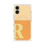 Premium Square Case with MagSafe［ Original - initial two tone - R orange ］