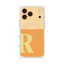Premium Square Case with MagSafe［ Original - initial two tone - R orange ］