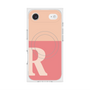 Premium Square Case with MagSafe［ Original - initial two tone - R pink ］