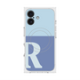 Premium Square Case with MagSafe［ Original - initial two tone - R blue ］