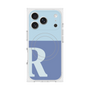 Premium Square Case with MagSafe［ Original - initial two tone - R blue ］