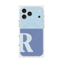 Premium Square Case with MagSafe［ Original - initial two tone - R blue ］