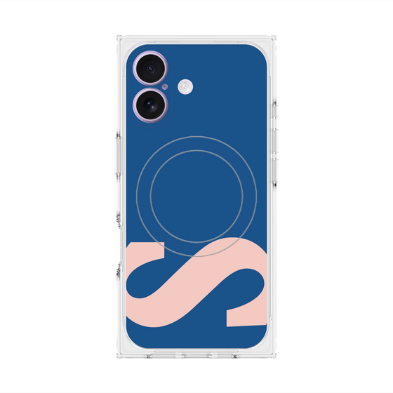 Premium Square Case with MagSafe［ Original - initial color - S navy ］