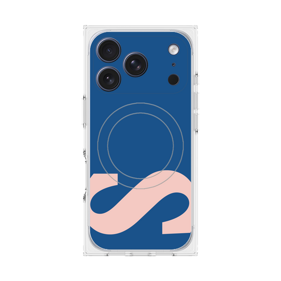 Premium Square Case with MagSafe［ Original - initial color - S navy ］