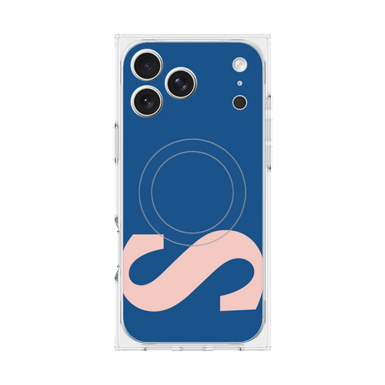 Premium Square Case with MagSafe［ Original - initial color - S navy ］