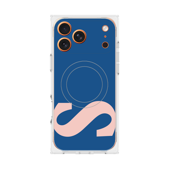 Premium Square Case with MagSafe［ Original - initial color - S navy ］