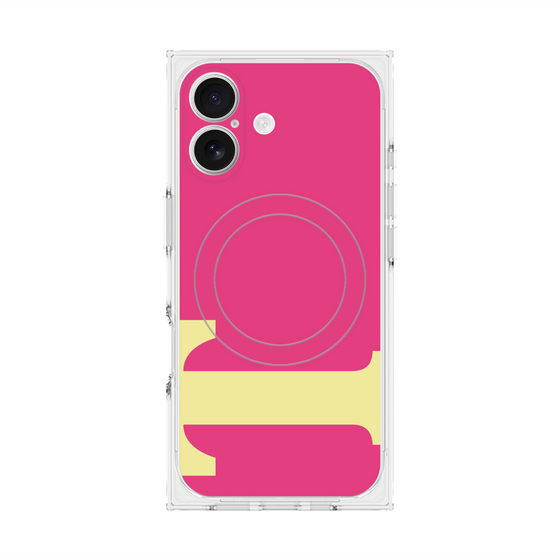 Premium Square Case with MagSafe［ Original - initial color - T pink ］