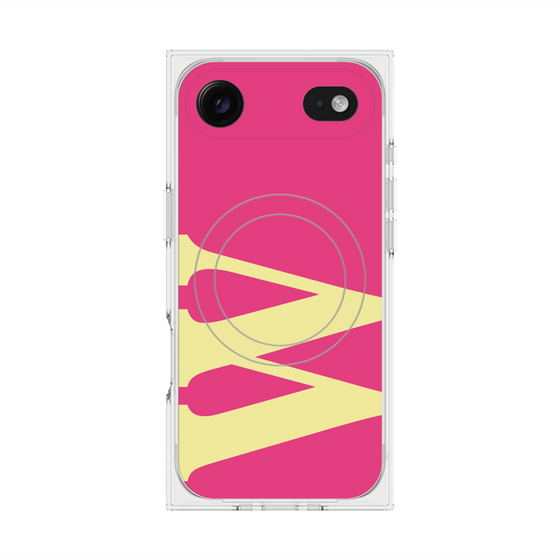 Premium Square Case with MagSafe［ Original - initial color - W pink ］