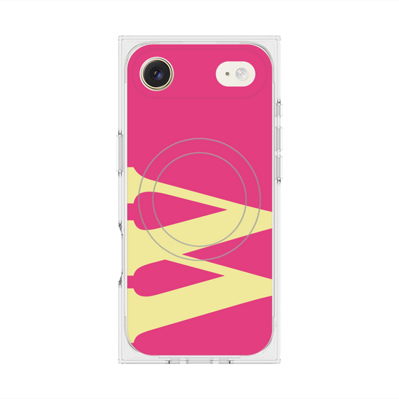 Premium Square Case with MagSafe［ Original - initial color - W pink ］