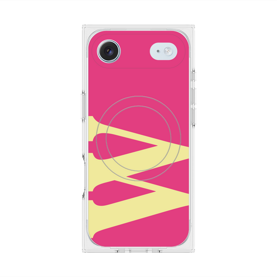 Premium Square Case with MagSafe［ Original - initial color - W pink ］