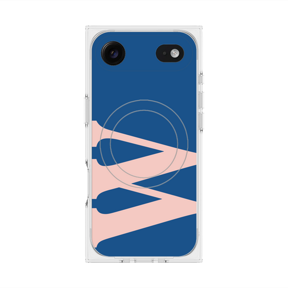 Premium Square Case with MagSafe［ Original - initial color - W navy ］