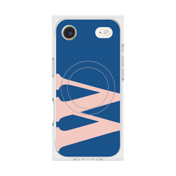 Premium Square Case with MagSafe［ Original - initial color - W navy ］