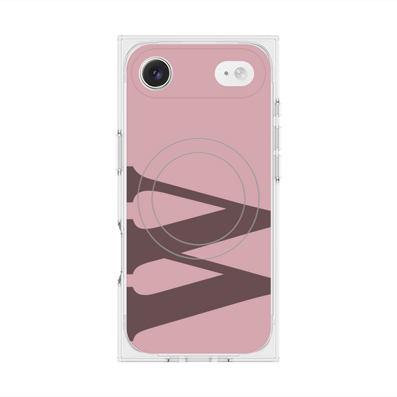 Premium Square Case with MagSafe［ Original - initial color - W dusty pink ］