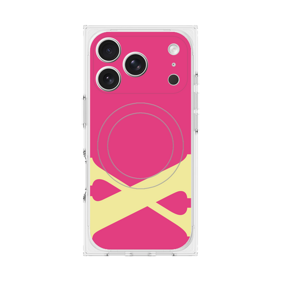 Premium Square Case with MagSafe［ Original - initial color - X pink ］