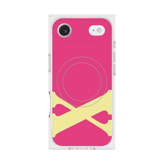 Premium Square Case with MagSafe［ Original - initial color - X pink ］