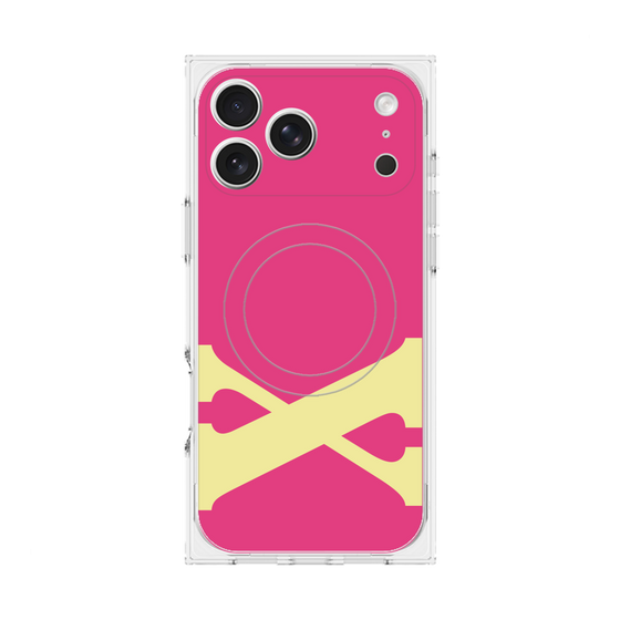 Premium Square Case with MagSafe［ Original - initial color - X pink ］