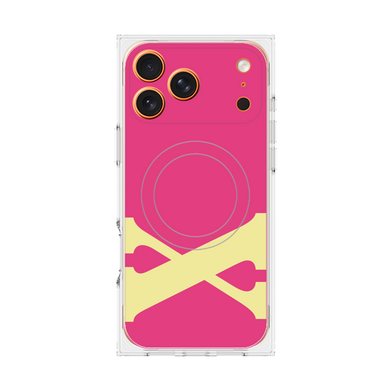 Premium Square Case with MagSafe［ Original - initial color - X pink ］