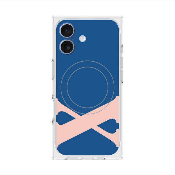 Premium Square Case with MagSafe［ Original - initial color - X navy ］