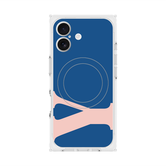 Premium Square Case with MagSafe［ Original - initial color - Y navy ］