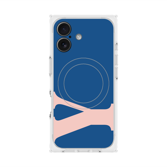 Premium Square Case with MagSafe［ Original - initial color - Y navy ］