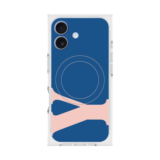 Premium Square Case with MagSafe［ Original - initial color - Y navy ］