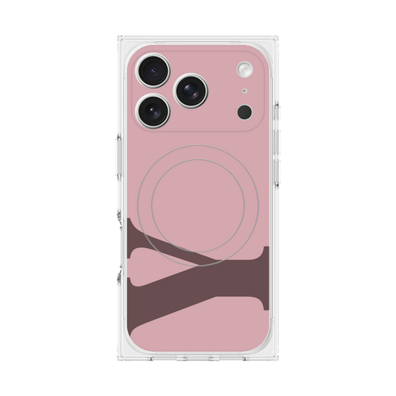 Premium Square Case with MagSafe［ Original - initial color - Y dusty pink ］