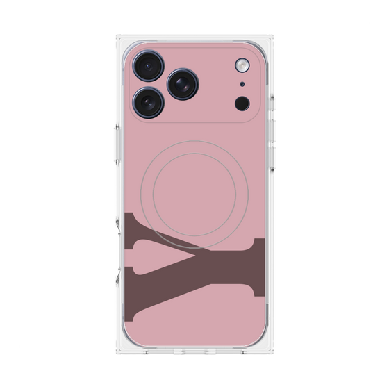 Premium Square Case with MagSafe［ Original - initial color - Y dusty pink ］