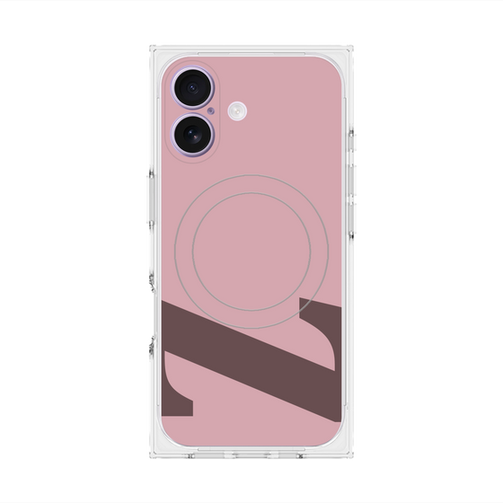 Premium Square Case with MagSafe［ Original - initial color - Z dusty pink ］