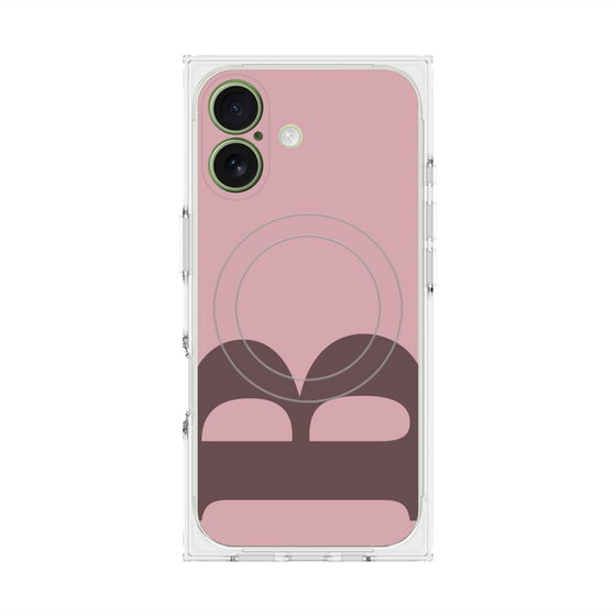 Premium Square Case with MagSafe［ Original - initial color - B dusty pink ］