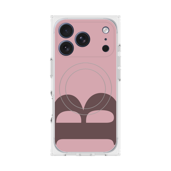 Premium Square Case with MagSafe［ Original - initial color - B dusty pink ］