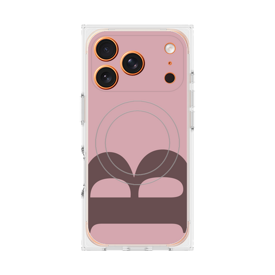 Premium Square Case with MagSafe［ Original - initial color - B dusty pink ］