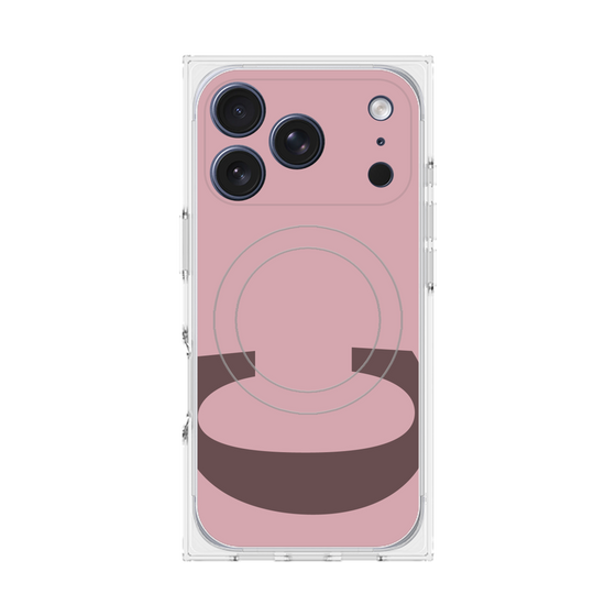 Premium Square Case with MagSafe［ Original - initial color - C dusty pink ］