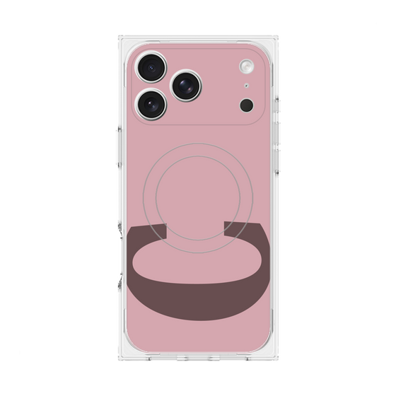 Premium Square Case with MagSafe［ Original - initial color - C dusty pink ］