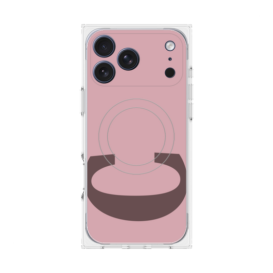 Premium Square Case with MagSafe［ Original - initial color - C dusty pink ］
