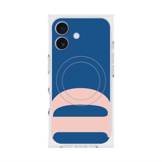 Premium Square Case with MagSafe［ Original - initial color - D navy ］