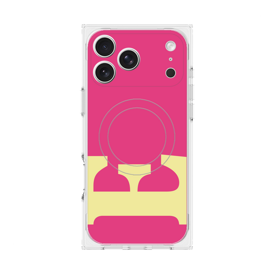 Premium Square Case with MagSafe［ Original - initial color - E pink ］
