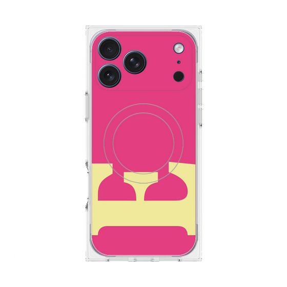 Premium Square Case with MagSafe［ Original - initial color - E pink ］