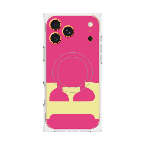Premium Square Case with MagSafe［ Original - initial color - E pink ］