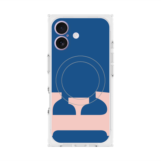 Premium Square Case with MagSafe［ Original - initial color - E navy ］