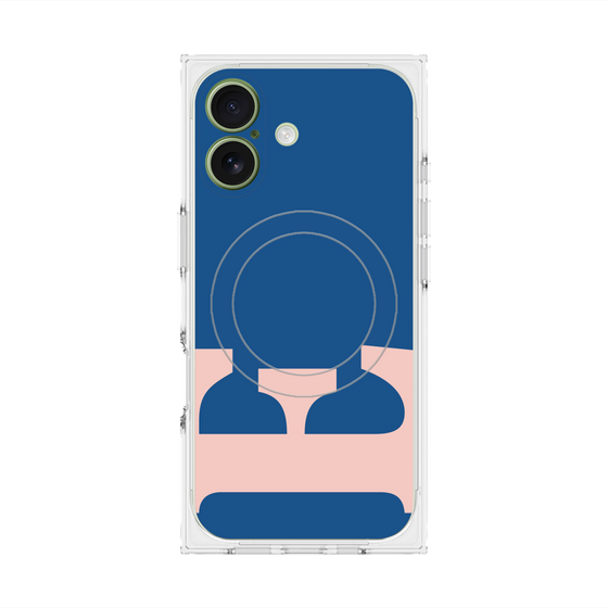 Premium Square Case with MagSafe［ Original - initial color - E navy ］