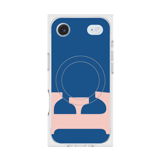 Premium Square Case with MagSafe［ Original - initial color - E navy ］